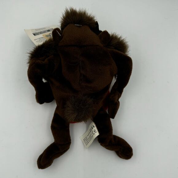 EUC Vintage Warner Bros. Taz with Stocking Bean Bag Peace on Earth‎ 1998 W Tags - Picture 3 of 7